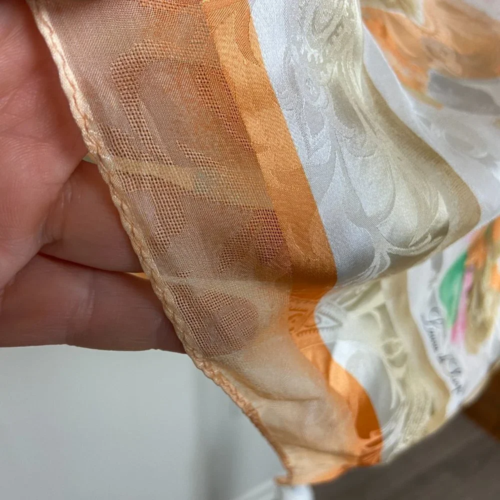 Vintage Laura di Garpi ( Jarpi ) Square Scarf 34